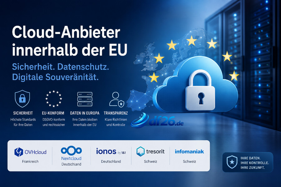 Cloud-Anbieter innerhalb der EU und deren Sicherheit