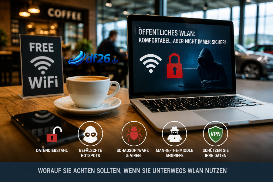 Kostenloses WLAN unterwegs: Komfort mit Risiken