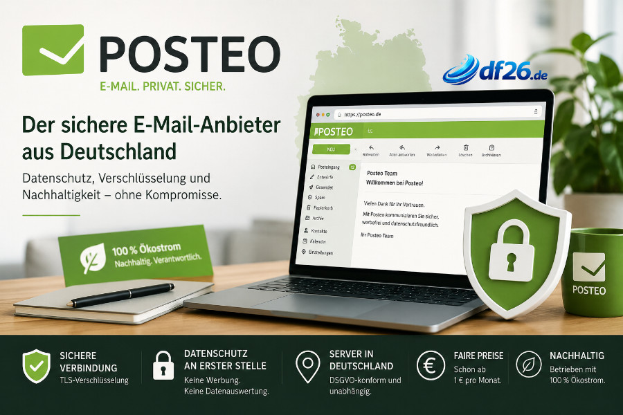 Der deutsche E-Mail-Dienst mit Fokus auf Datenschutz